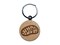 Mitochondria Cell Organelle Engraved Wood Round Keychain Tag Charm